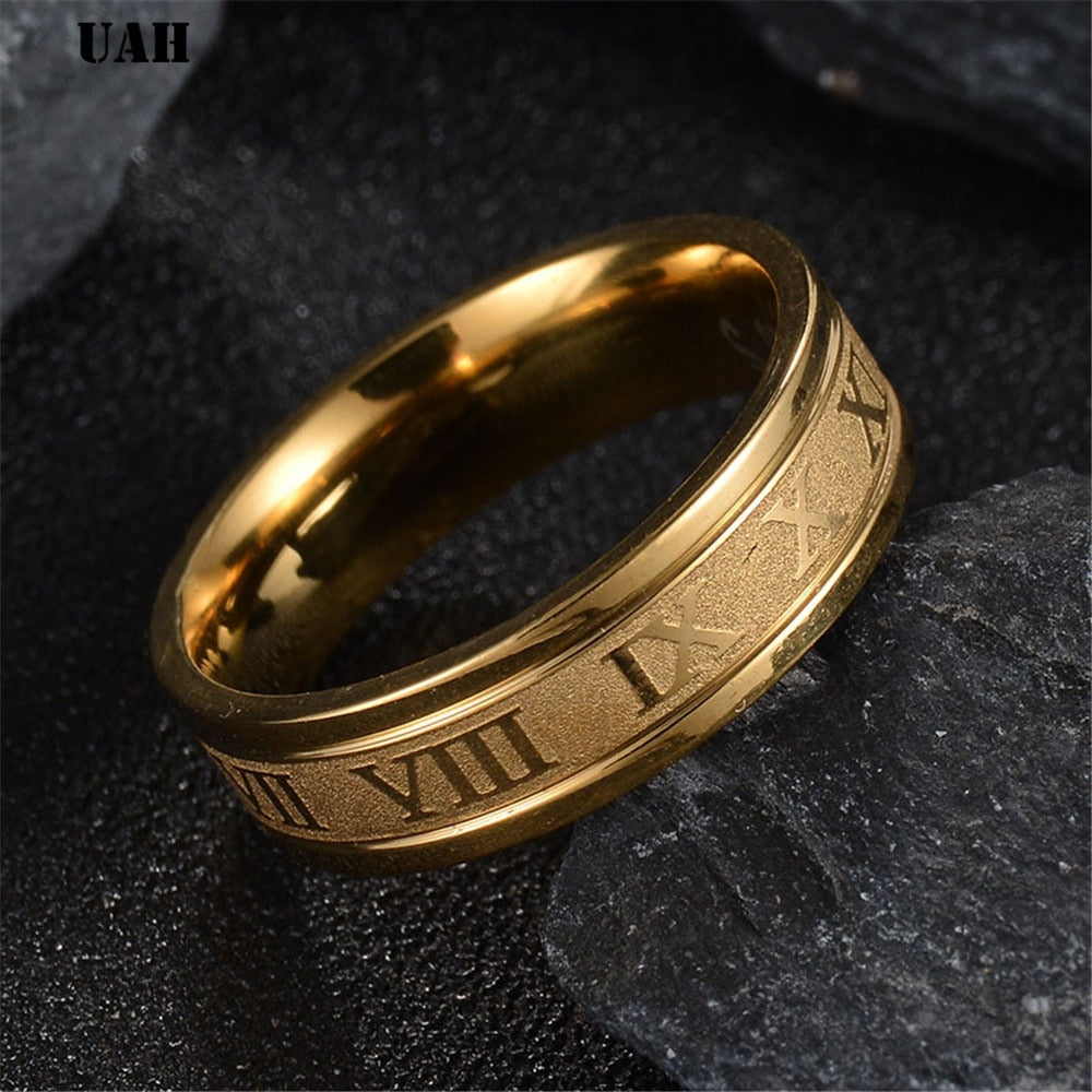 Fashion Ring Roman Numerals
