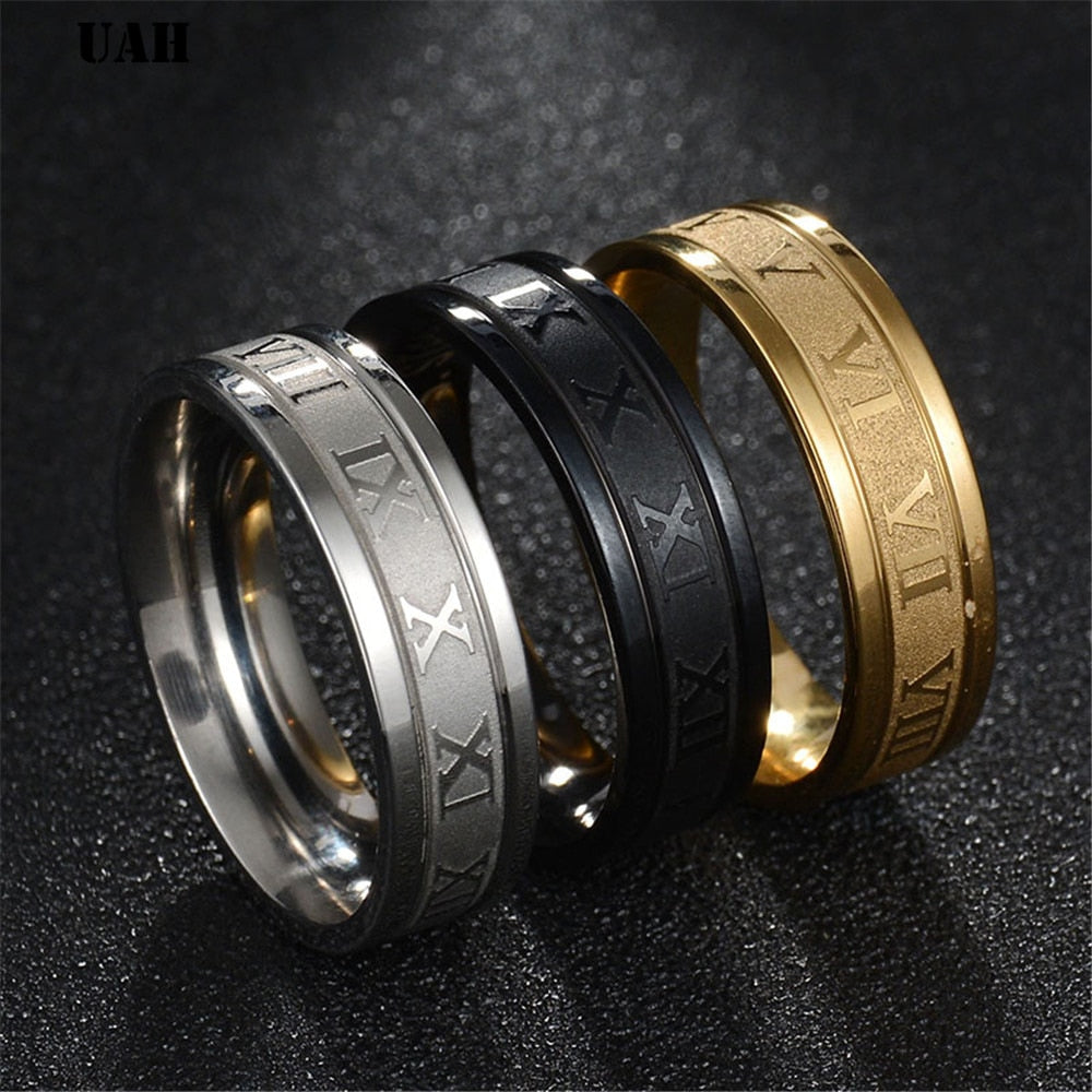 Fashion Ring Roman Numerals