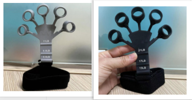 Strength trainer finger resistance belt