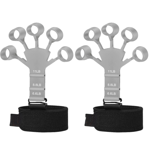 Strength trainer finger resistance belt